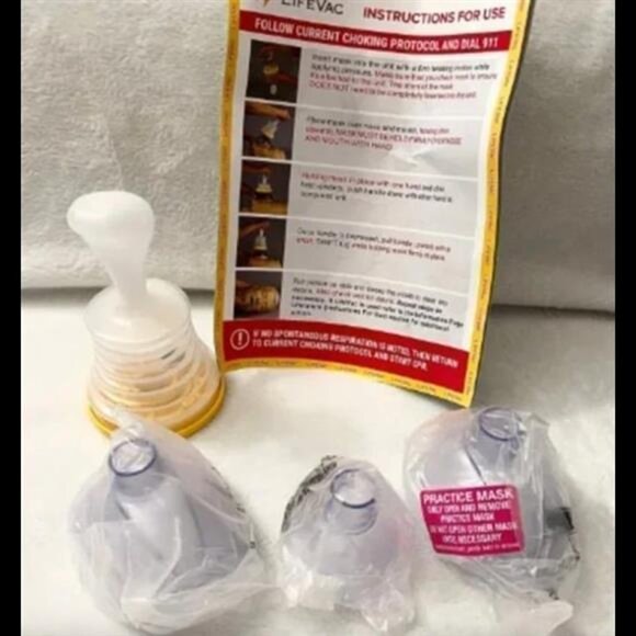 Anti Choking Device, First Aid Kit, 3 Brand New Masks are Included, Home Kit - Picture 2 of 4